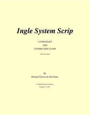 Ingle System Scrip A Checklist and Attribution Guide cover image
